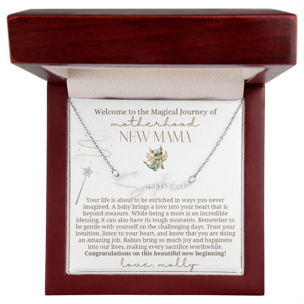New Baby Boy Gift Magical Journey Necklace