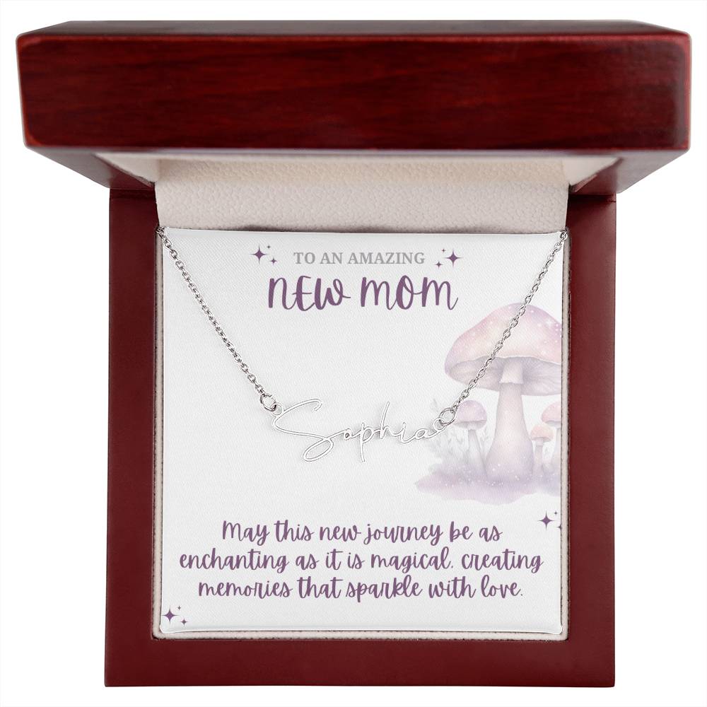 52A02900-8603-4CC7-BAF1-1FAF1600103C Enchanting New Mom Necklace