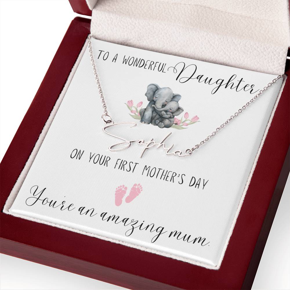 First Mothers Day Necklace