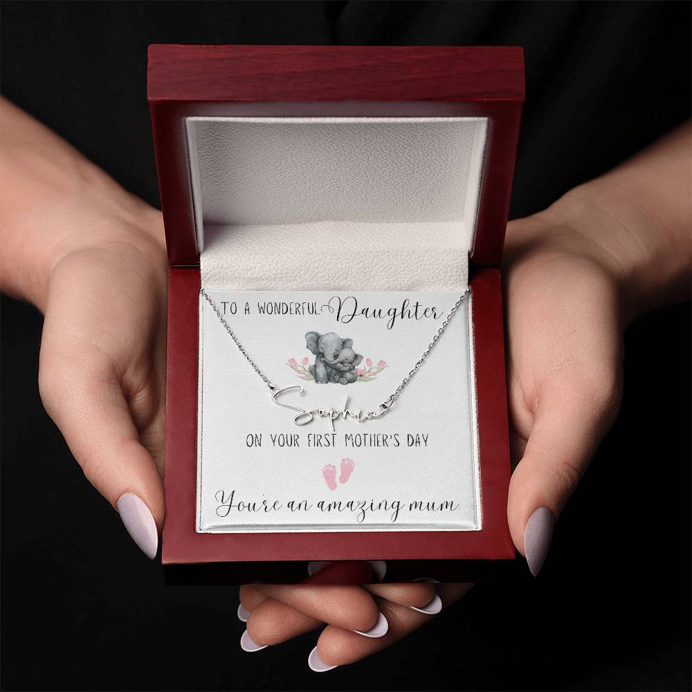 First Mothers Day Necklace