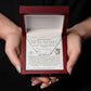 Adventure Awaits New Baby Name Necklace for New Mom