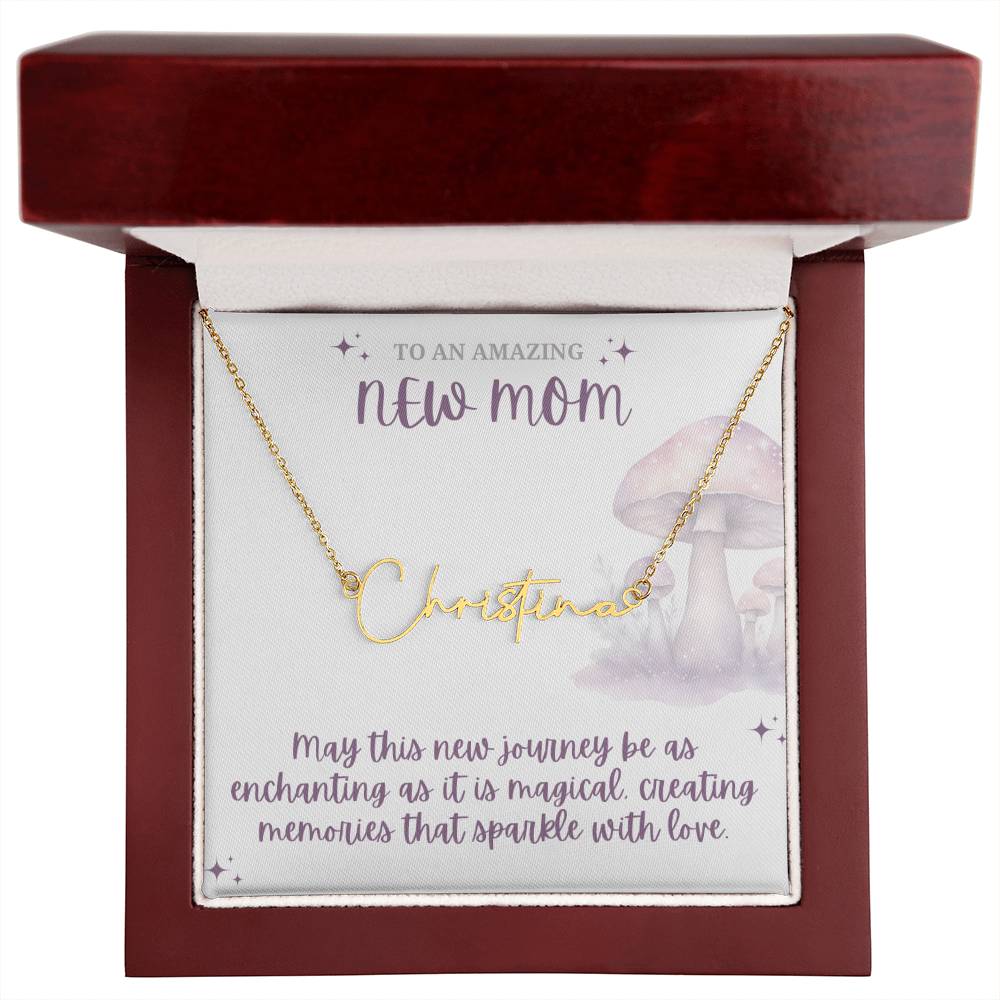 52A02900-8603-4CC7-BAF1-1FAF1600103C Enchanting New Mom Necklace