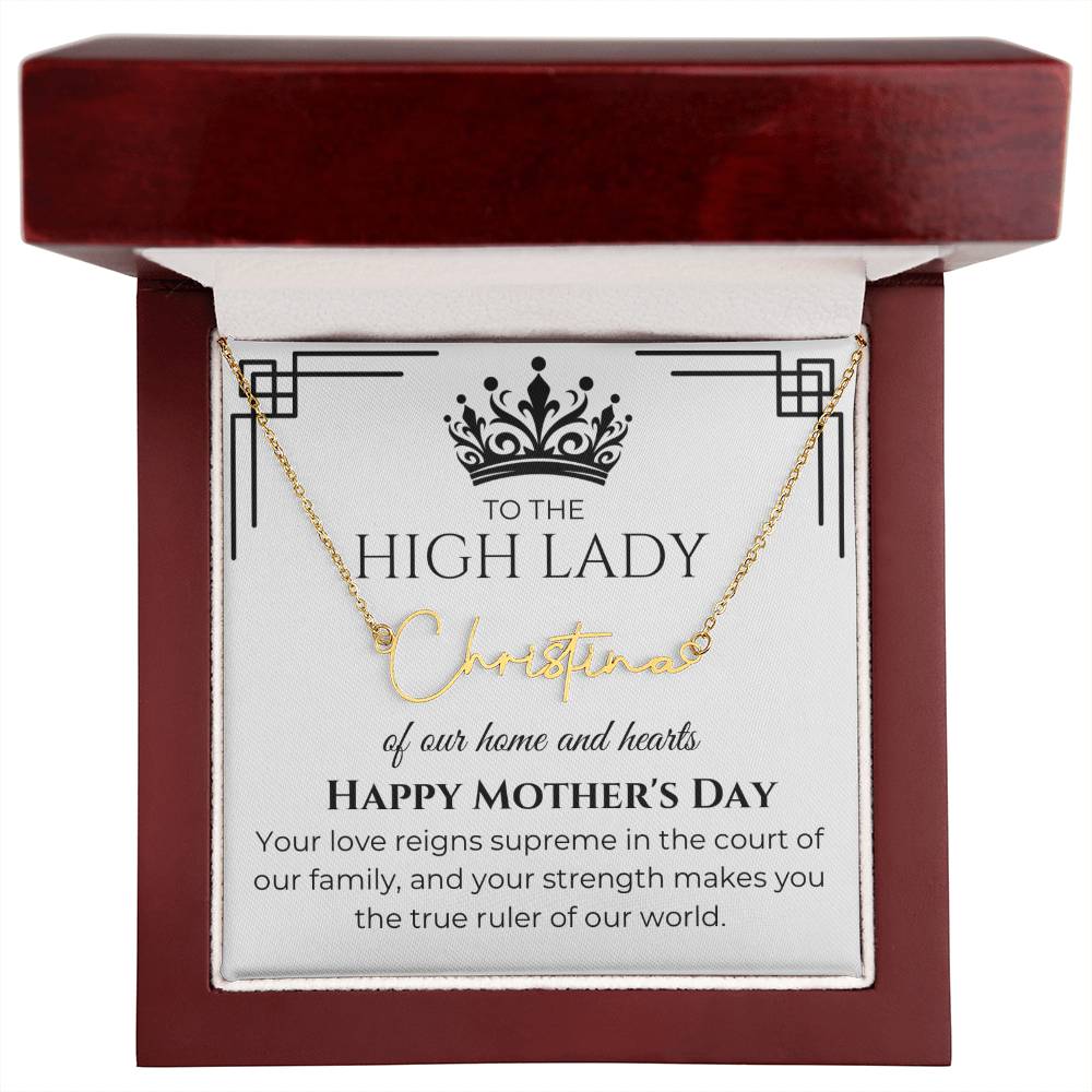 Mother's Day high lady