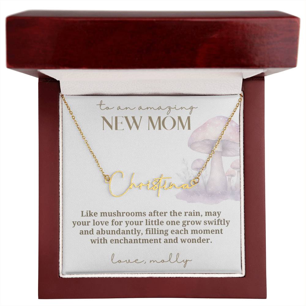 2CACE9A8-DE31-458E-8523-3FEB22FBCD15 Enchanting New Mom Necklace