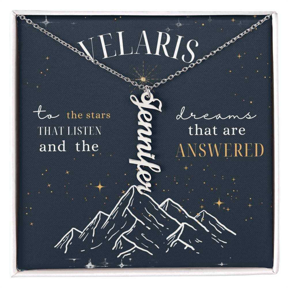 Acotar Merch Night Court Jewelry Necklace For Her, Velaris City Of Starlight Night Court Necklace, Court Of Dreams Sarah J Maas Merch
