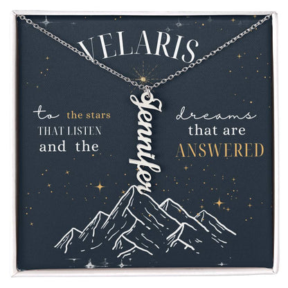 Acotar Merch Night Court Jewelry Necklace For Her, Velaris City Of Starlight Night Court Necklace, Court Of Dreams Sarah J Maas Merch