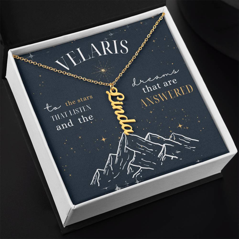 Acotar Merch Night Court Jewelry Necklace For Her, Velaris City Of Starlight Night Court Necklace, Court Of Dreams Sarah J Maas Merch