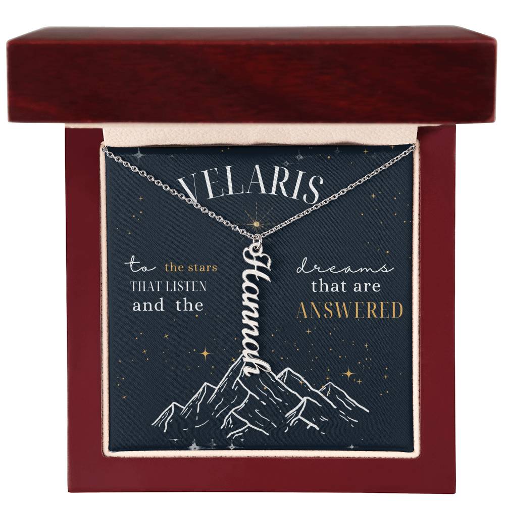 Acotar Merch Night Court Jewelry Necklace For Her, Velaris City Of Starlight Night Court Necklace, Court Of Dreams Sarah J Maas Merch