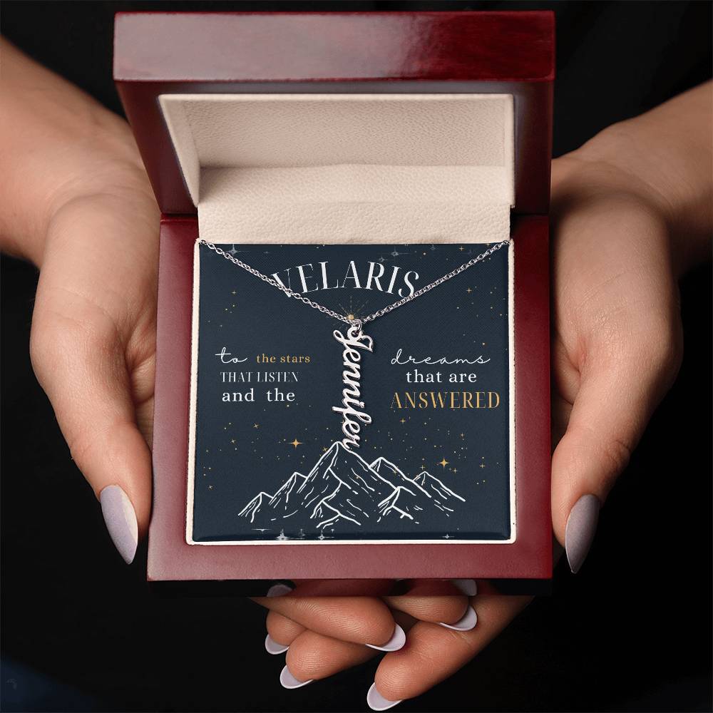 Acotar Merch Night Court Jewelry Necklace For Her, Velaris City Of Starlight Night Court Necklace, Court Of Dreams Sarah J Maas Merch