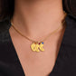 Mama to be new baby gift with engraved birthstone foot pendamt