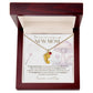 Cute mushroom little feet new mom necklace
