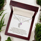 Mama to be new baby gift with engraved birthstone foot pendamt