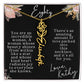 80th tropical card with name necklace