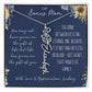 Flower Name Necklace for Bonus Mom