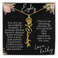 80th tropical card with name necklace