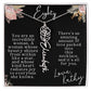 80th tropical card with name necklace