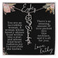 80th tropical card with name necklace