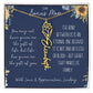 Flower Name Necklace for Bonus Mom