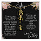 80th tropical card with name necklace