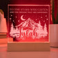 Personalized Night Light - Custom Name LED Baby Room Light - Book Nook Velaris Inspired ACOTAR Shelf Decor - Engraved Acrylic Nursery Sign