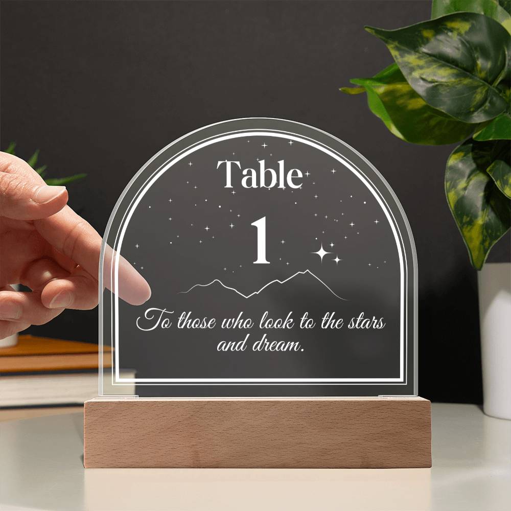 Acotar table number
