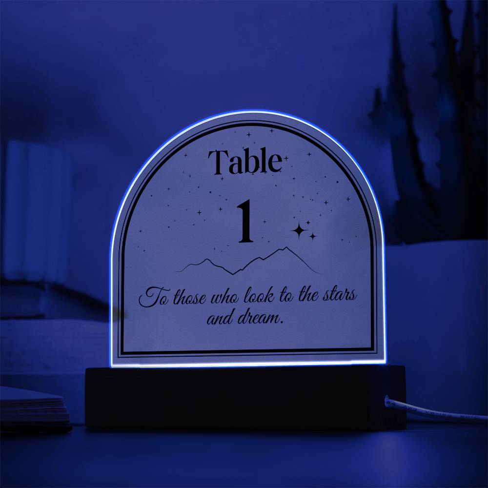 Acotar table number