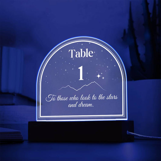 Acotar table number