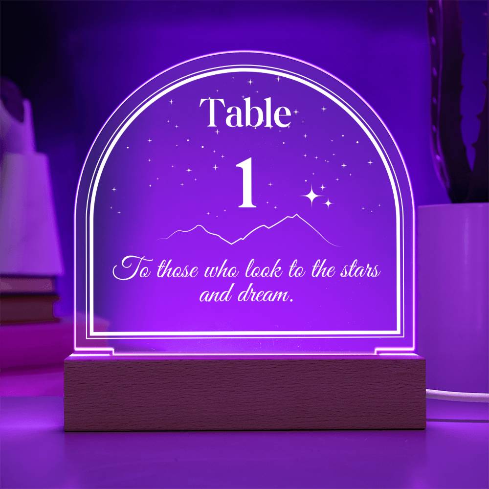 Acotar table number