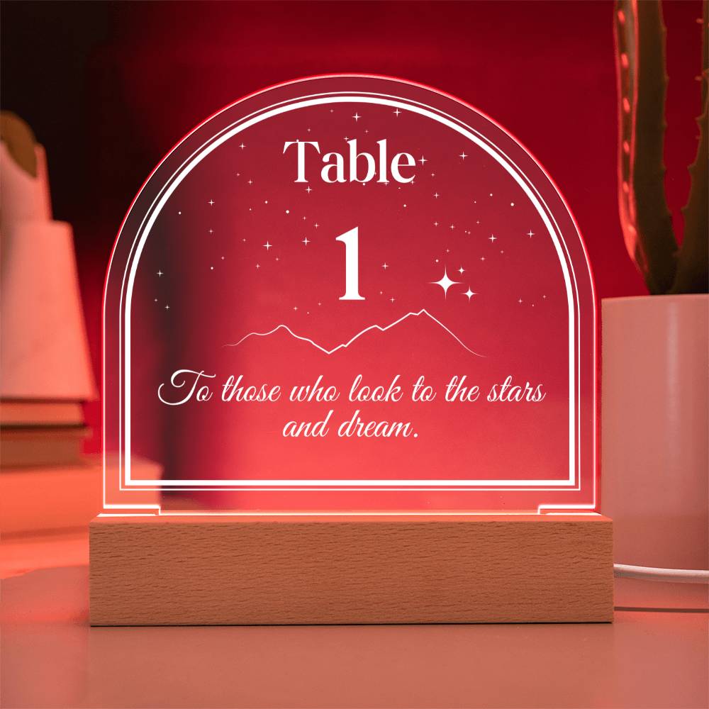 Acotar table number