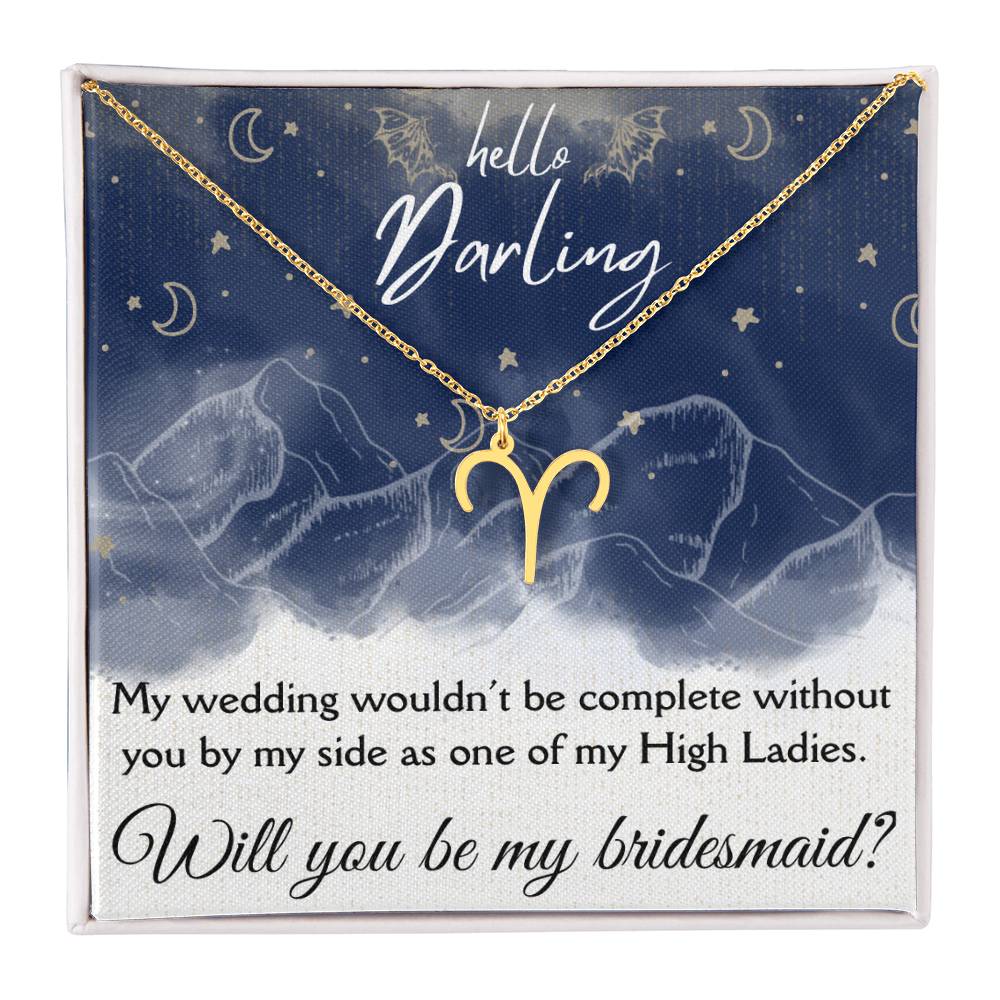 Hello darling bridesmaid proposal