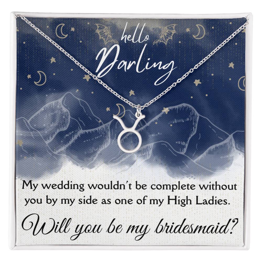 Hello darling bridesmaid proposal