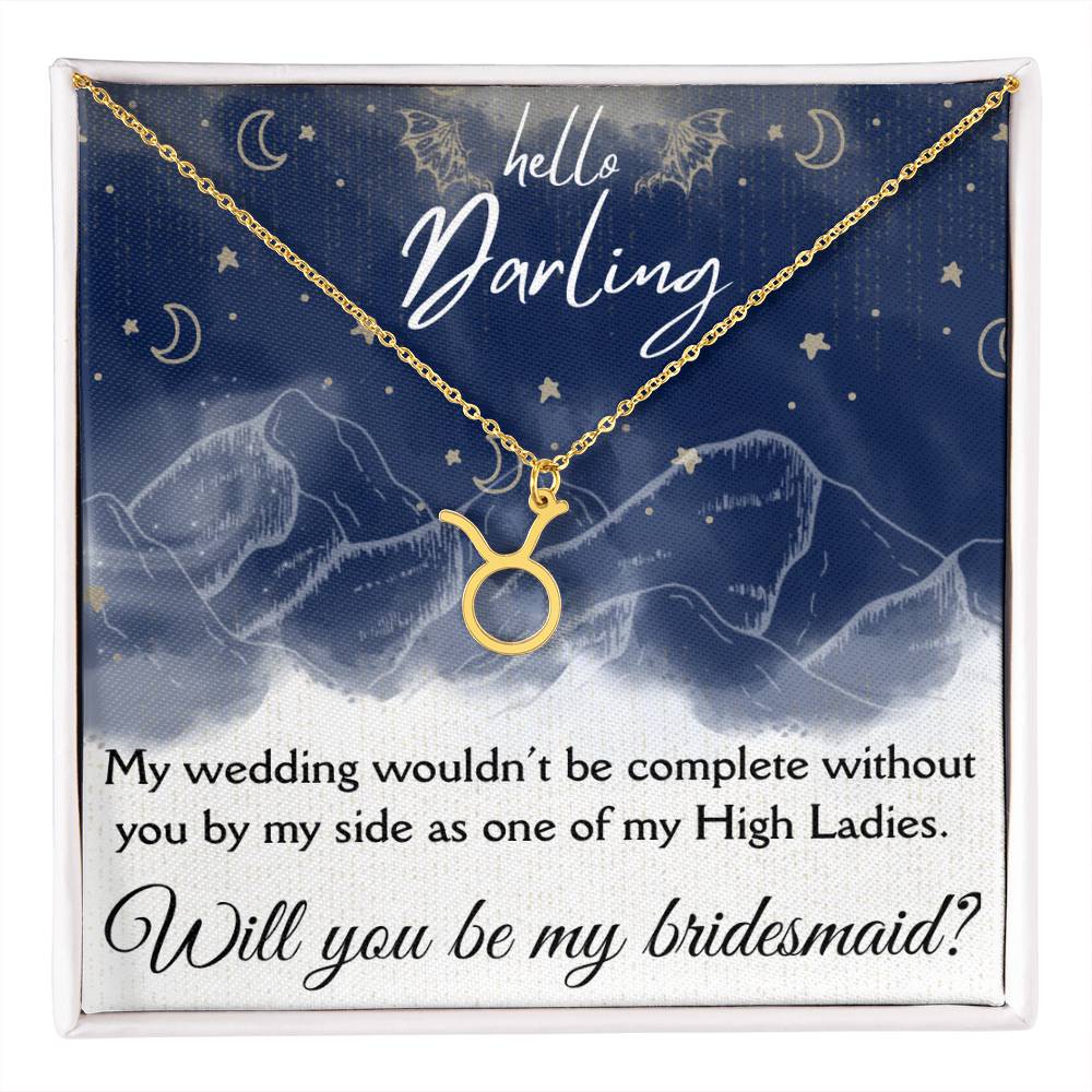 Hello darling bridesmaid proposal