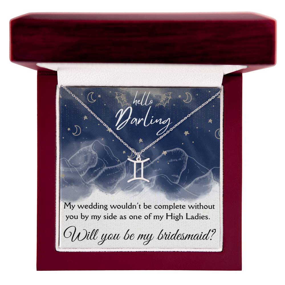 Hello darling bridesmaid proposal