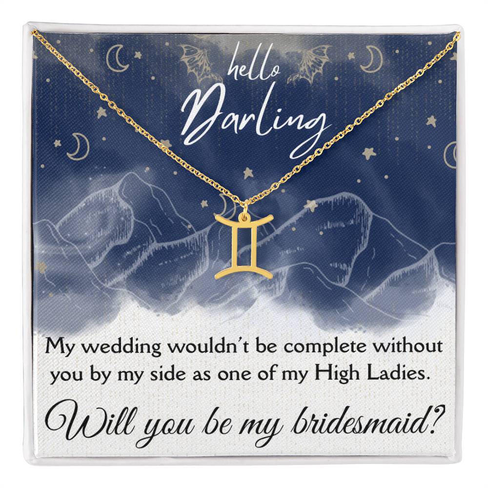 Hello darling bridesmaid proposal