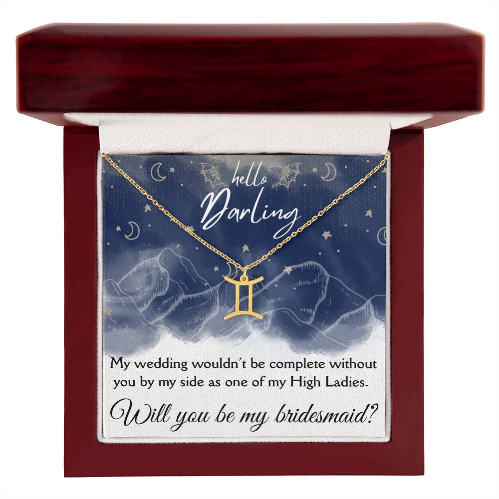 Hello darling bridesmaid proposal