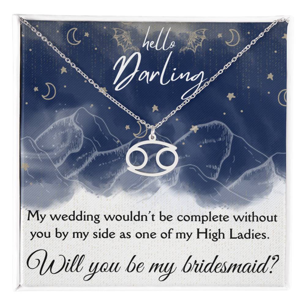 Hello darling bridesmaid proposal