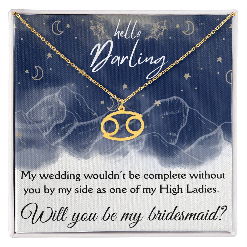 Hello darling bridesmaid proposal