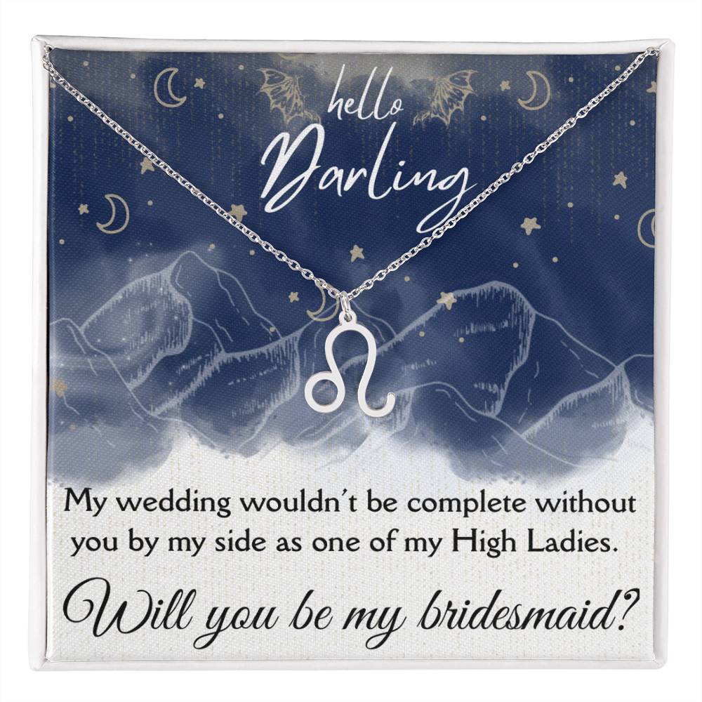 Hello darling bridesmaid proposal