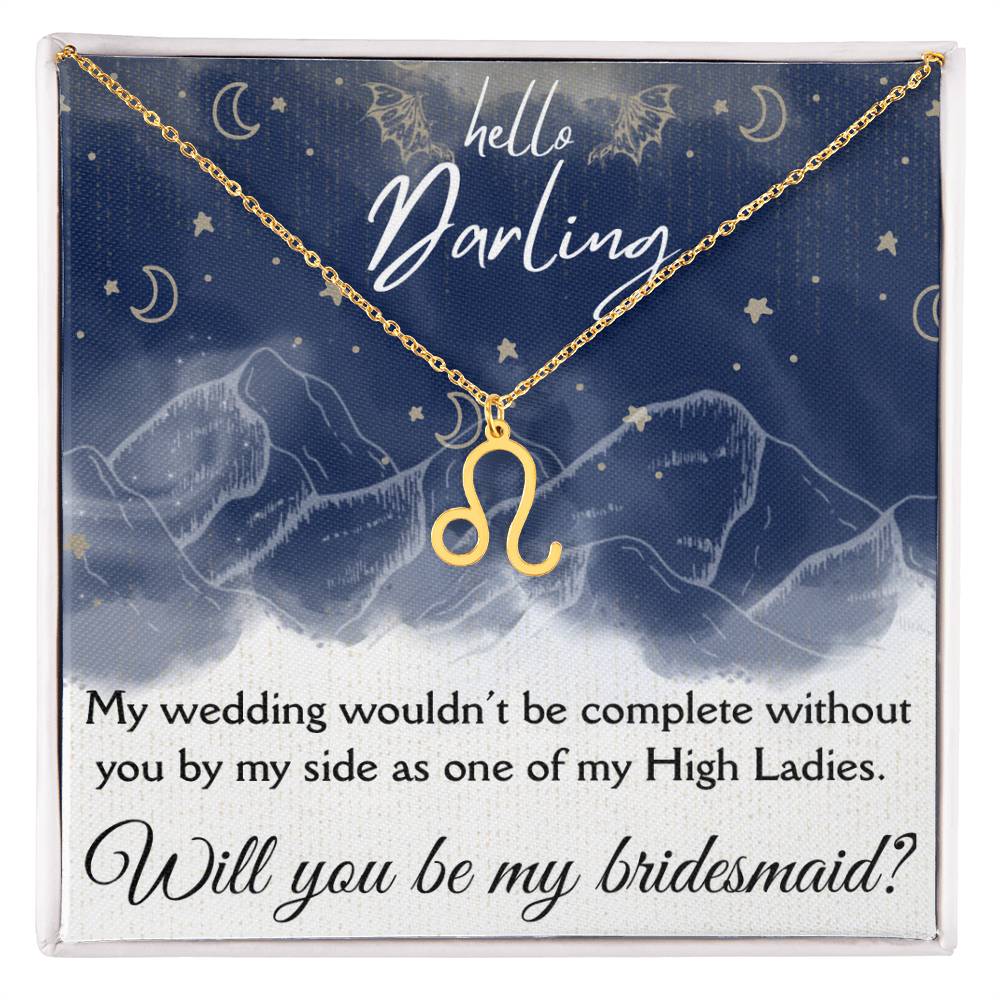 Hello darling bridesmaid proposal