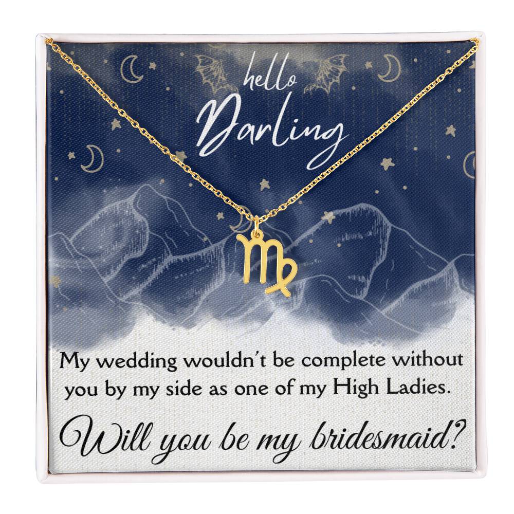Hello darling bridesmaid proposal