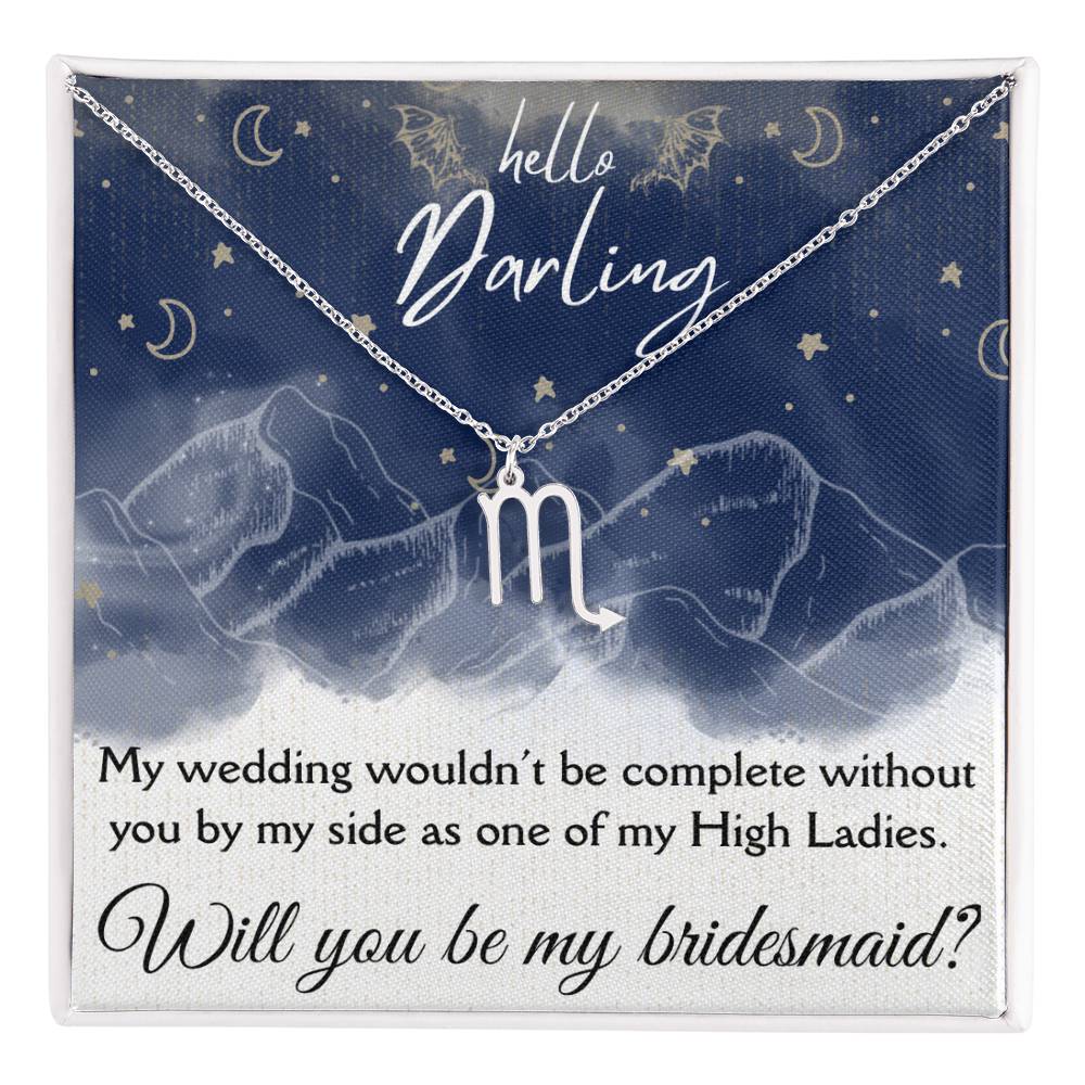 Hello darling bridesmaid proposal