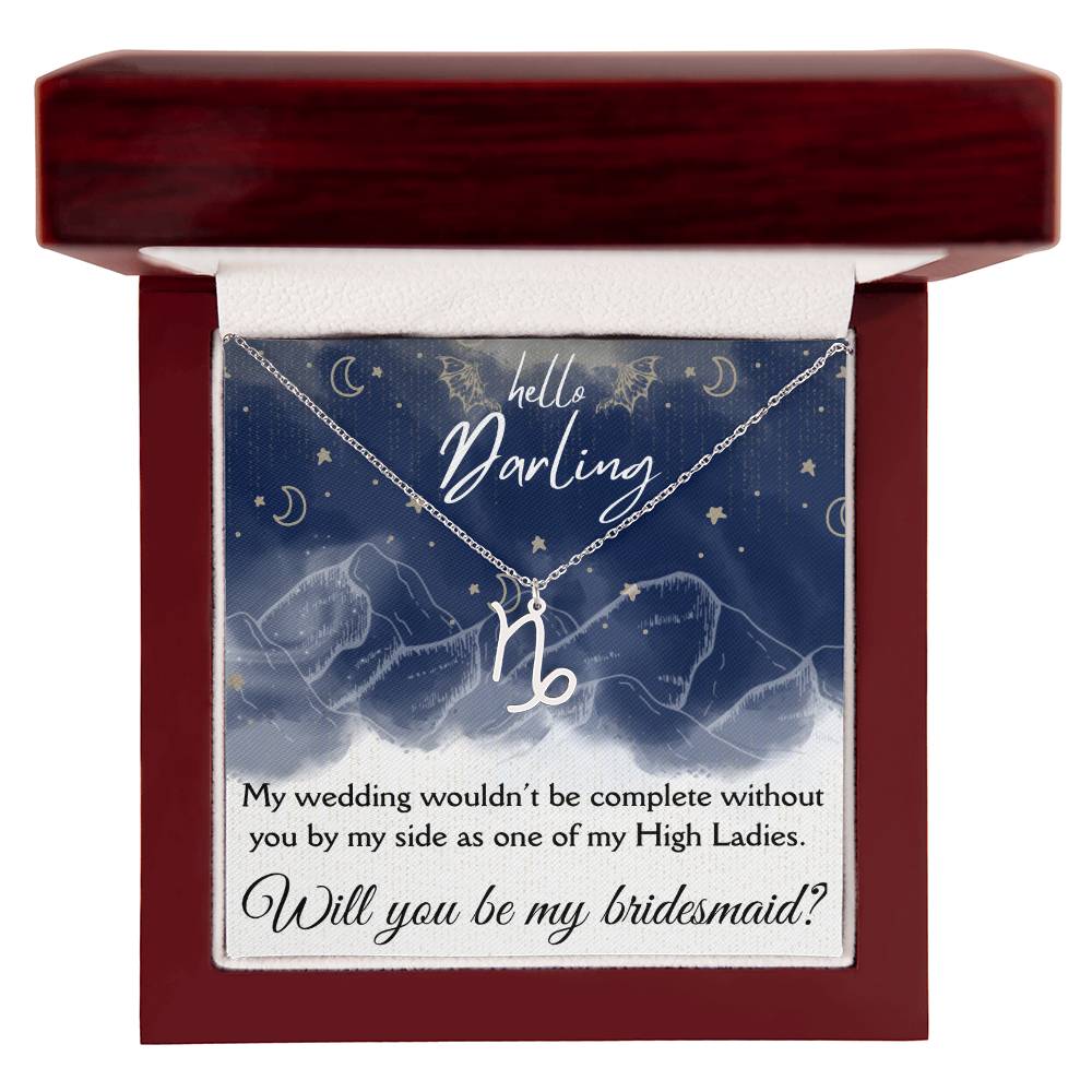 Hello darling bridesmaid proposal