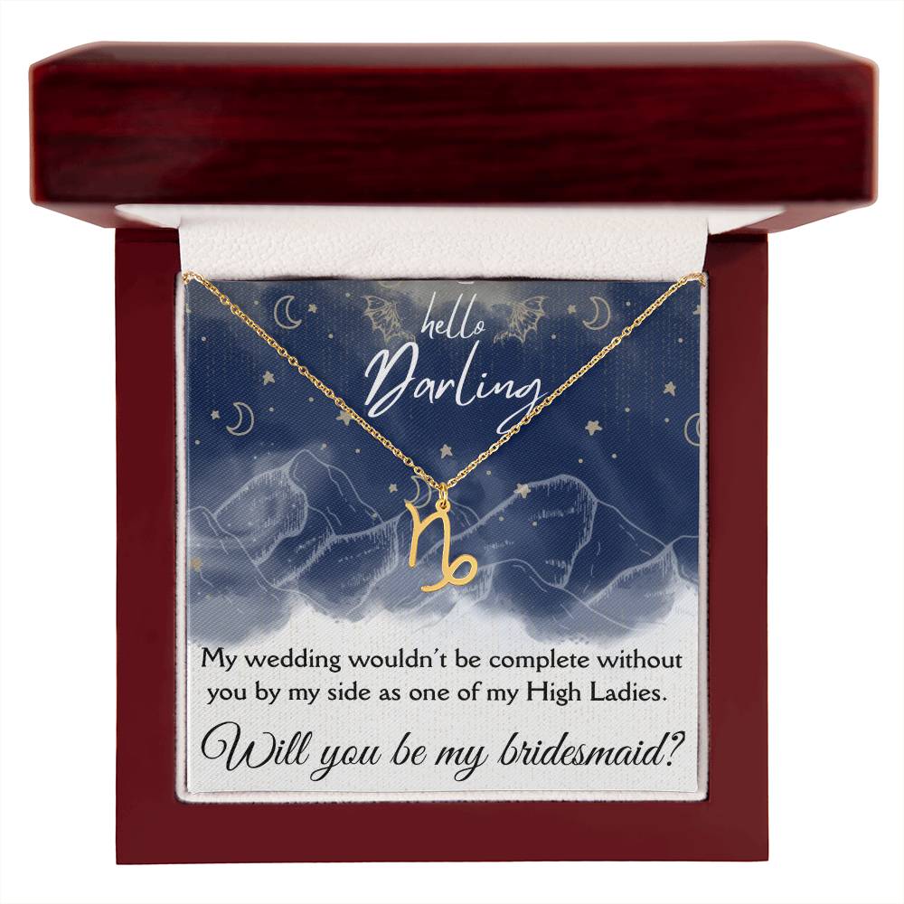 Hello darling bridesmaid proposal