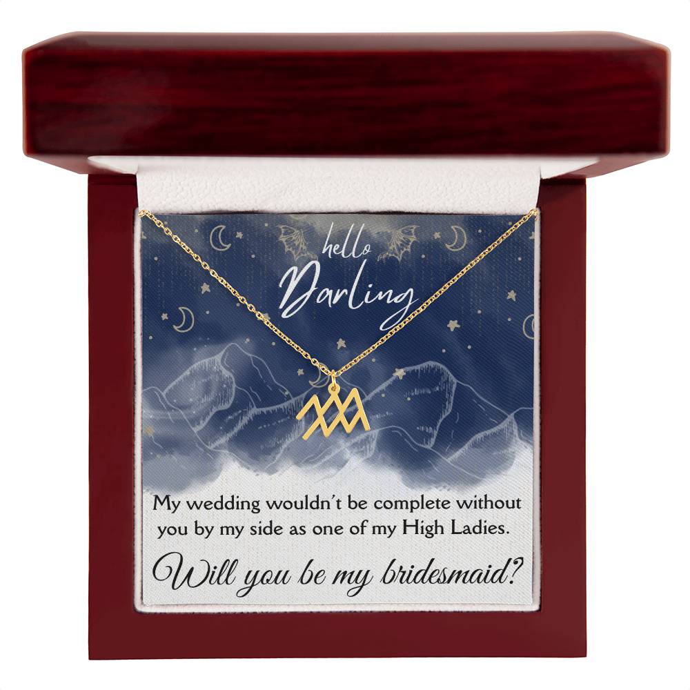 Hello darling bridesmaid proposal