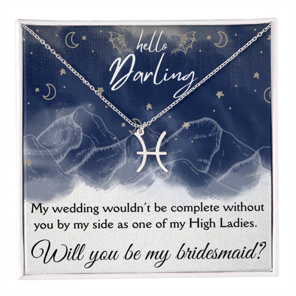 Hello darling bridesmaid proposal