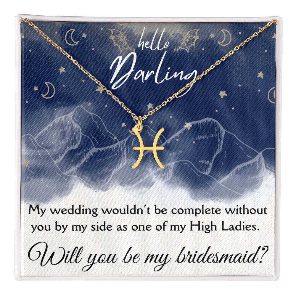 Hello darling bridesmaid proposal