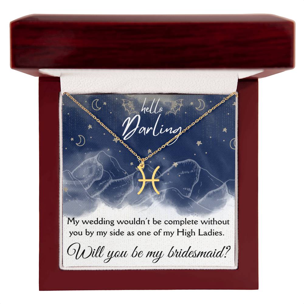 Hello darling bridesmaid proposal