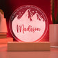 Personalized Night Light - ACOTAR Inspired Nursery Decor - Custom Name LED Baby Room Light - Velaris Starry Night Light - Dreamy Newborn Gift