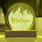 Personalized Night Light - ACOTAR Inspired Nursery Decor - Custom Name LED Baby Room Light - Velaris Starry Night Light - Dreamy Newborn Gift