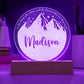Personalized Night Light - ACOTAR Inspired Nursery Decor - Custom Name LED Baby Room Light - Velaris Starry Night Light - Dreamy Newborn Gift